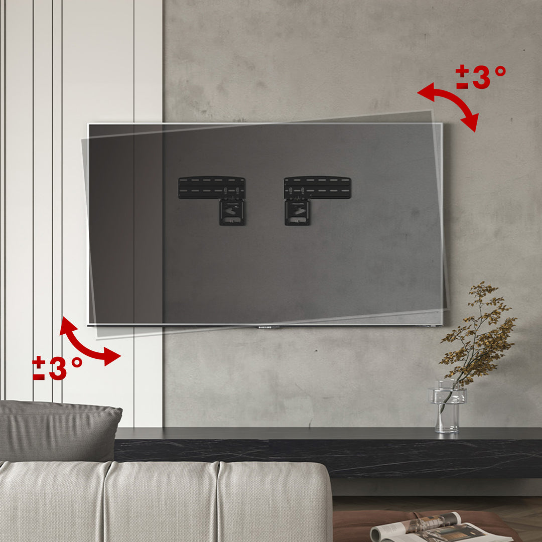Držiak televízora Maclean, kompatibilný s televízormi Samsung QLED, 43"-85", max. 60 kg, MC-806 N