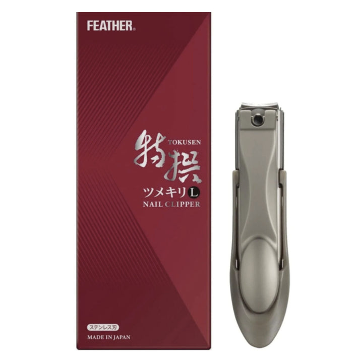Peříčkové nožnice na nechty, automatický ofsetový mechanizmus, 93 mm, Tokusen Premium TN-L