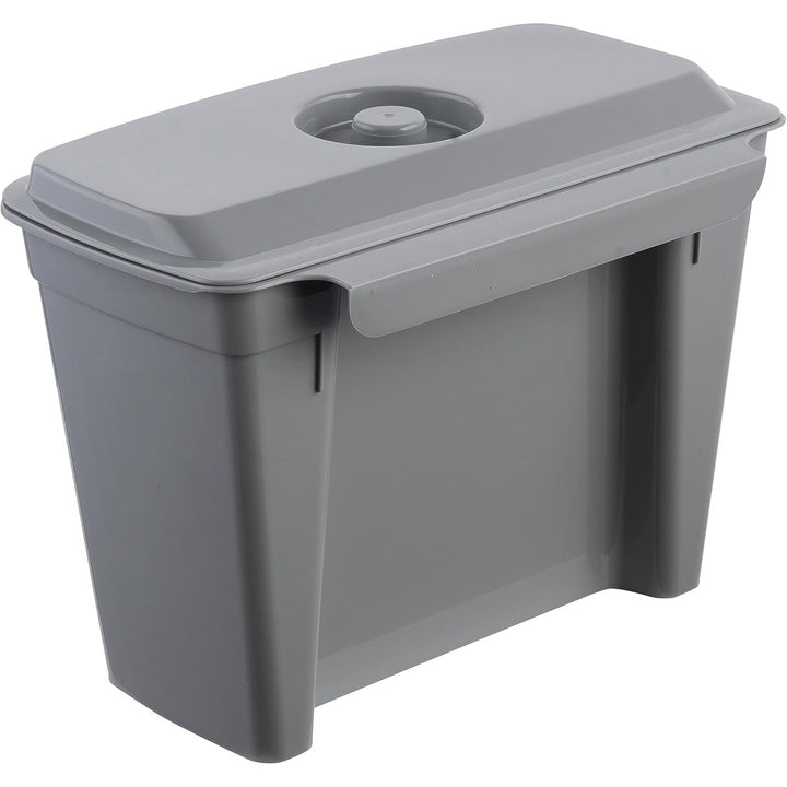 Keeeper odpadkový kôš, závesný, s vekom, 4 l, sivý, Milan