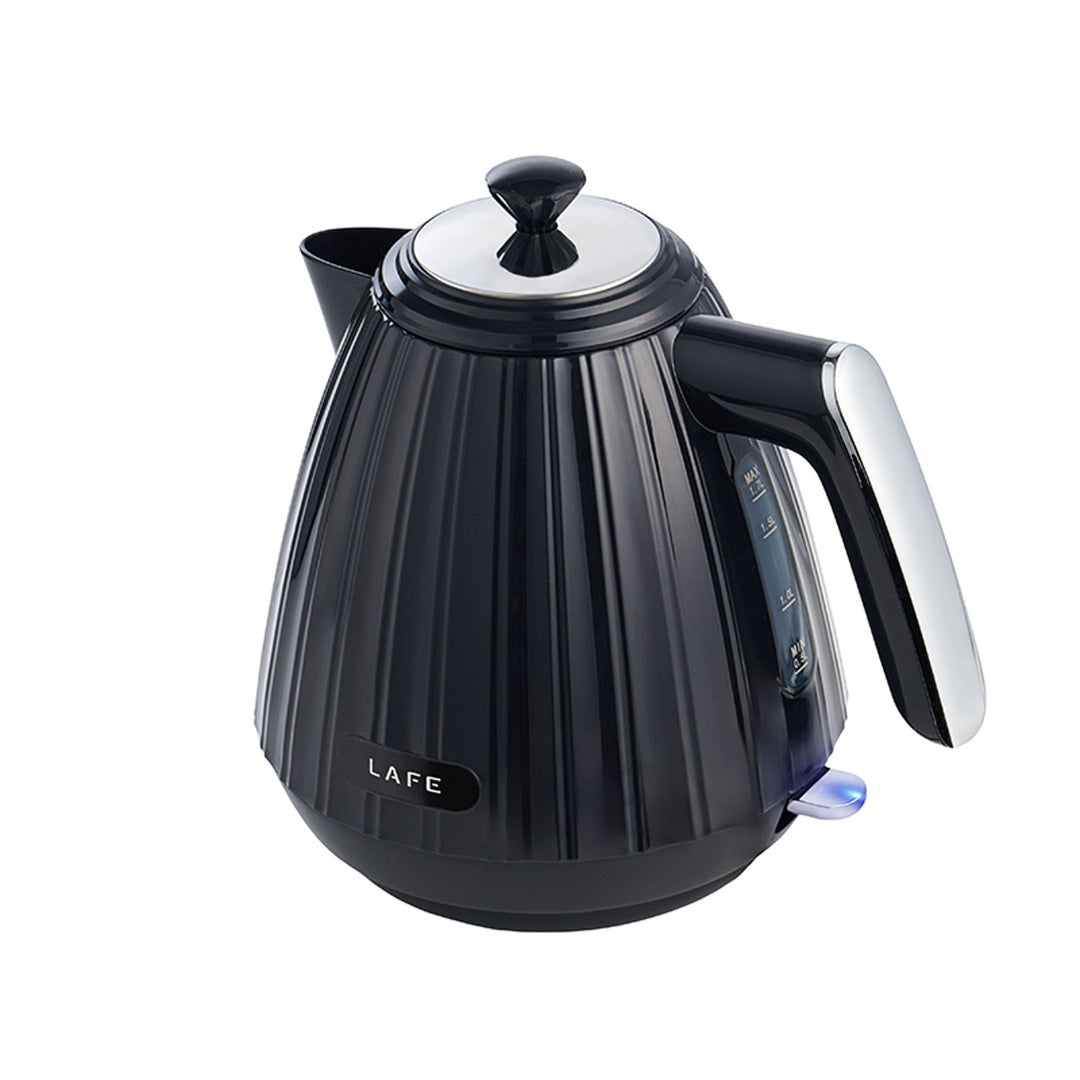 Rýchlovarná kanvica Lafe, minimalistický dizajn, 2200 W, 1,7 l, čierna,