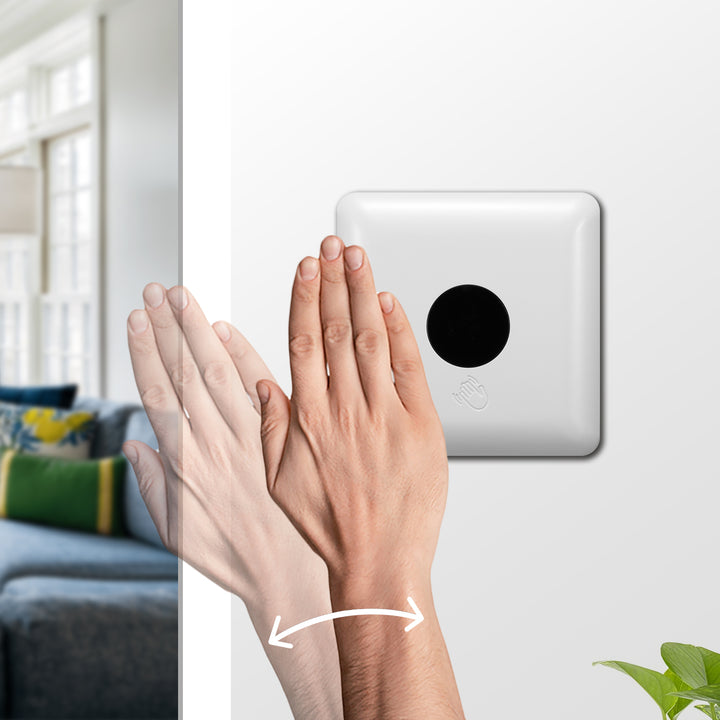 Maclean PIR senzor s krátkym dosahom, dosah 5-6cm, na inštaláciu do krabice, max. záťaž 1200W, MCE313 W, 4 ks