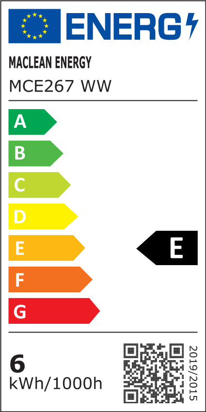 Nástenné svietidlo 1xE27 so senzorom Maclean, infračervený senzor, max. zaťaženie 60W, IP65, čierna, MCE518 B + LED žiarovka E27, 6W 230V Maclean Energy MCE267 WW teplá biela 3000Klm 720lm retro edison dekoratívna