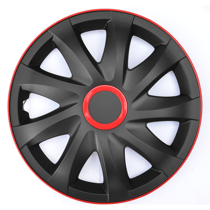 NRM Kando Race 15'' univerzálny kryt náboja čierny/červený 1 kus