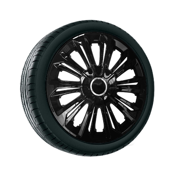 Univerzálny kryt náboja 16'' NRM Strong black press-on 1 kus