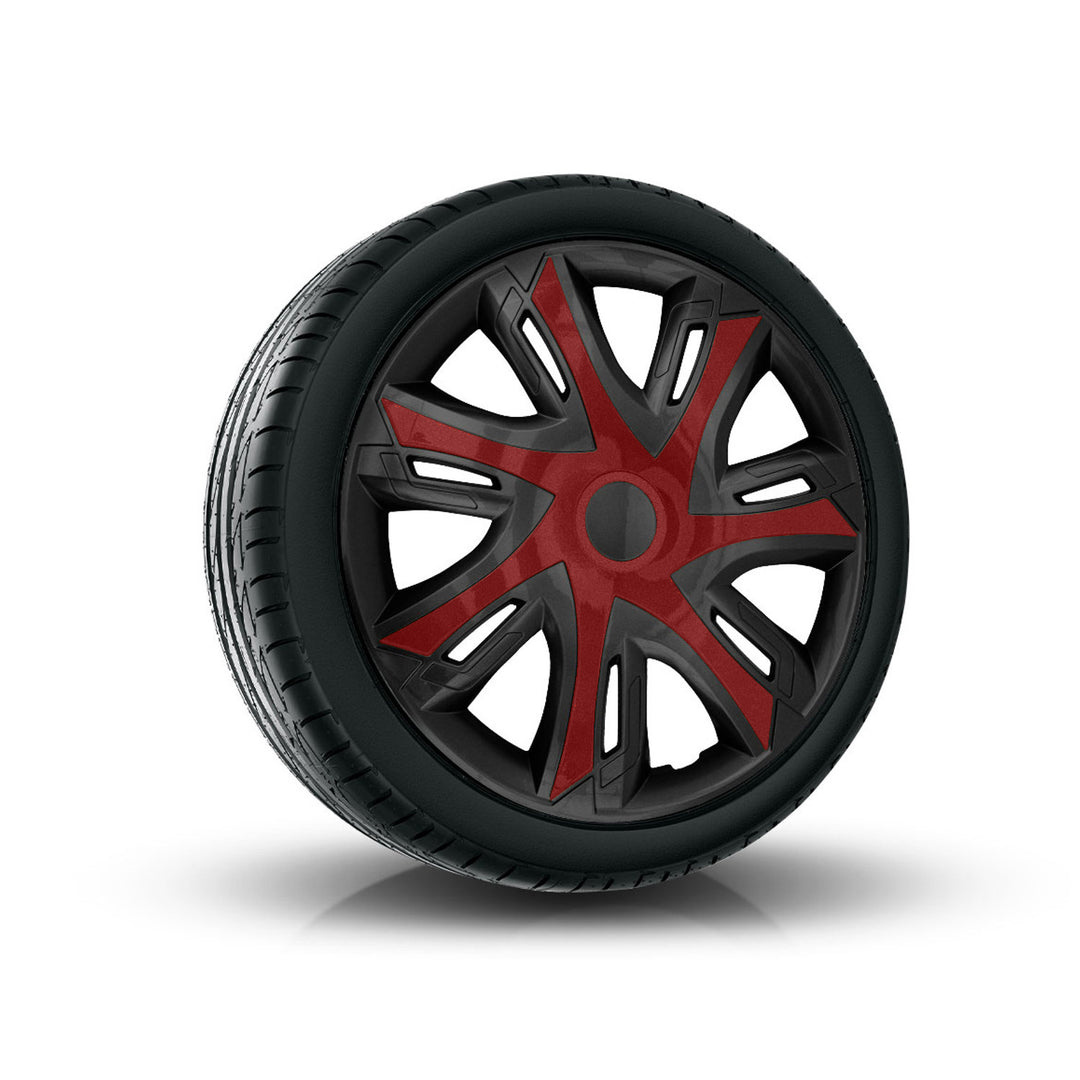 NRM N-Power dvojfarebný čierno-vínový univerzálny kryt náboja 14'' 1 ks.