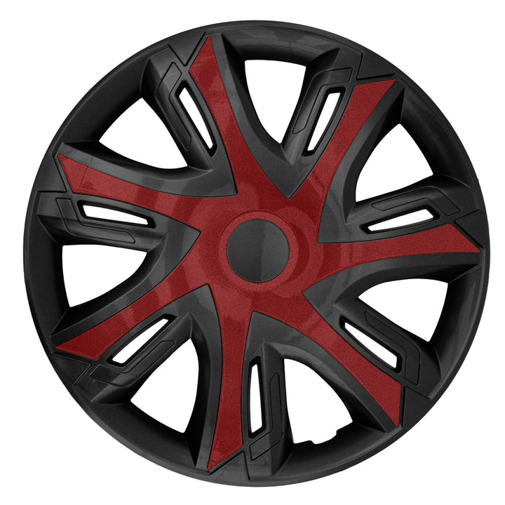 NRM N-Power dvojfarebný čierno-vínový univerzálny kryt náboja 14'' 1 ks.