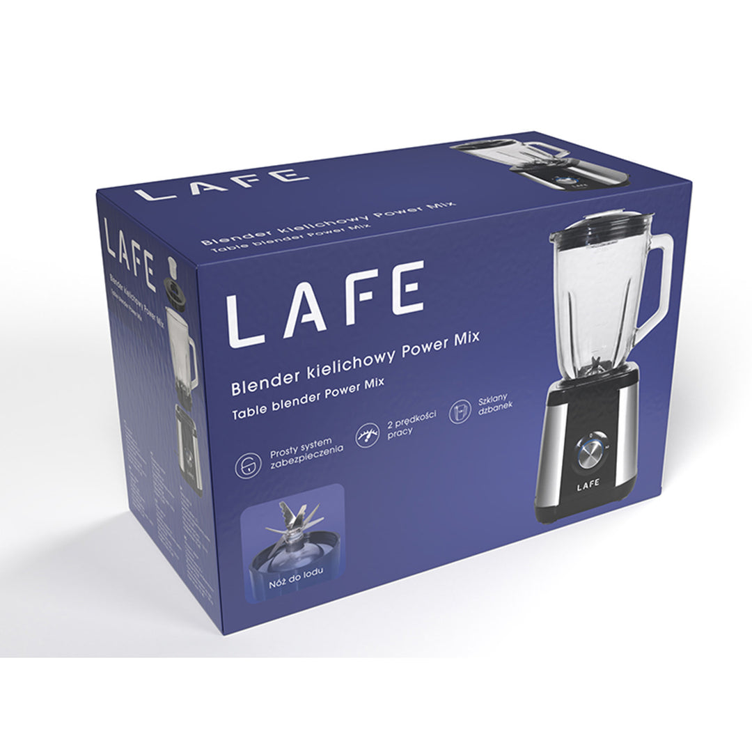 Lafe cup mixér, sklo, 2 rýchlosti, 600 W, Power Mix