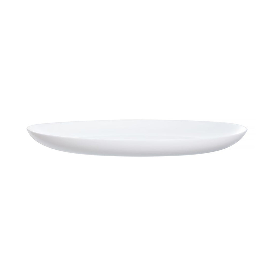 Dezertný tanier Luminarc, okrúhly, tvrdené sklo, 19 cm, biely, Diwali White