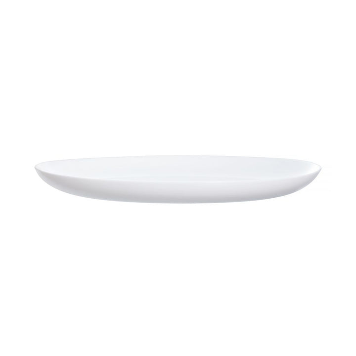 Dezertný tanier Luminarc, okrúhly, tvrdené sklo, 19 cm, biely, Diwali White
