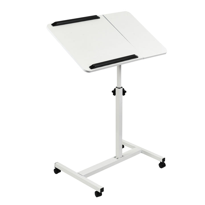 Mobilný stojan na stôl/notebook Maclean, biely, výškovo nastaviteľný 59-89 cm, max. 30 kg , MC-121 W