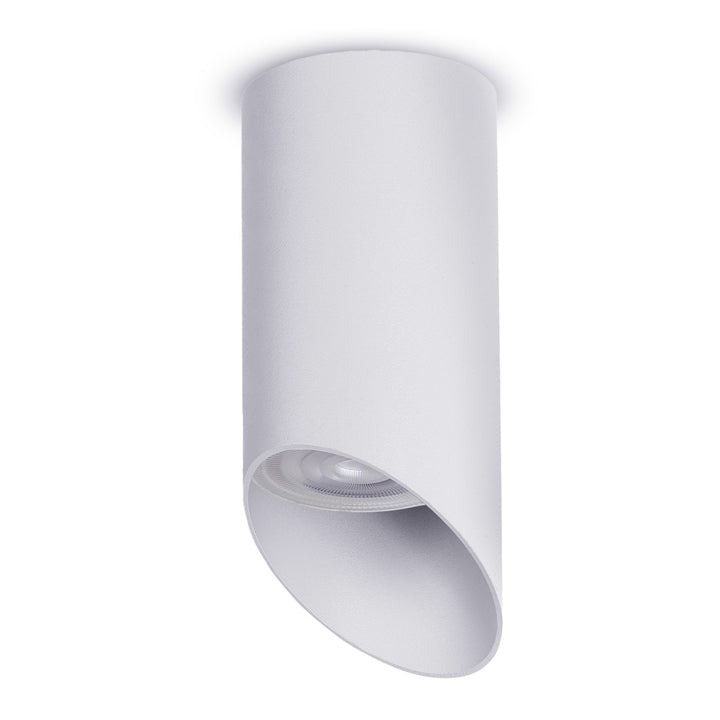 Maclean povrchové svietidlo/trubica, bodové, okrúhle, hliníkové, GU10, 55x130mm, biele, MCE360 W 3ks+LED žiarovka GU10 7W Maclean Energy MCE437 NW neutrálna biela 4000K, 220-240V~, 50/60Hz 3ks