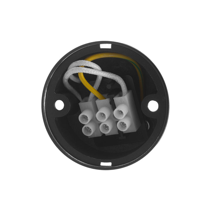 Maclean povrchové svietidlo / trubica, bodové, kruhové, hliník, GU10, 55x130mm, čierna, MCE360 B+ LED žiarovka GU10 7W Maclean Energy MCE437 WW teplá biela 3000K, 220-240V~, 50/60Hz,