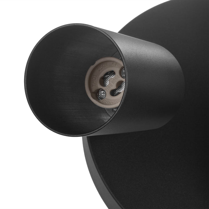 Stropné svietidlo Maclean, bodové, pohyblivé, hliník, 3xGU10, 55x90mm, matná čierna, MCE362 B + LED žiarovka GU10 7W Maclean Energy MCE437 WW teplá biela 3000K, 220-240V~, 50/60Hz 3ks