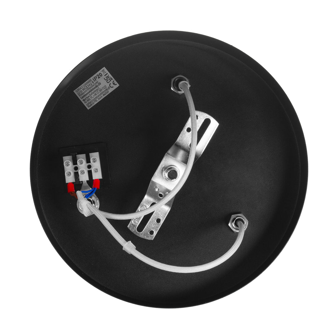 Stropné svietidlo Maclean, bodové, pohyblivé, hliník, 3xGU10, 55x90mm, matná čierna, MCE362 B + LED žiarovka GU10 7W Maclean Energy MCE437 WW teplá biela 3000K, 220-240V~, 50/60Hz 3ks