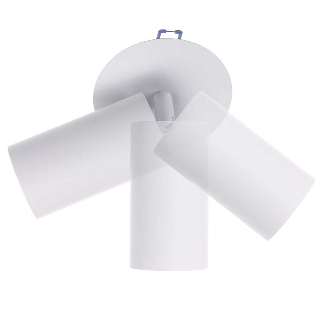 Maclean svietidlo/rúrka na zapustenie, bodové, kruhové, hliníkové, GU10, 55x130mm, biele, MCE364 W 3ks+ LED žiarovka GU10 7W Maclean Energy MCE437 NW neutrálna biela 4000K, 220-240V~, 50/60Hz 3ks