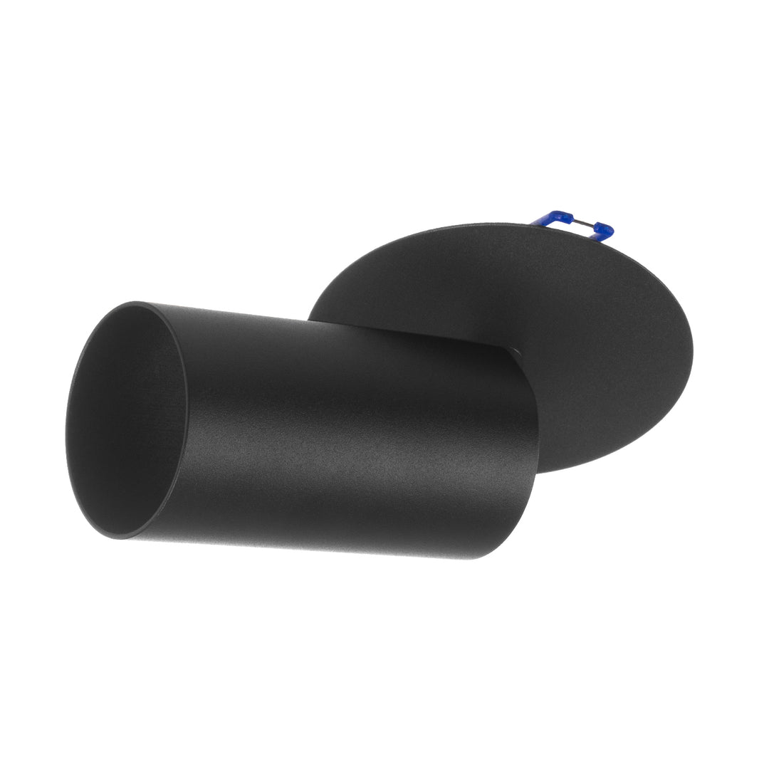 Maclean svietidlo/rúrka na zapustenie, bodové, kruhové, hliníkové, GU10, 55x130mm, farba čierna, MCE364 B 3ks+ LED žiarovka GU10 7W Maclean Energy MCE437 NW neutrálna biela 4000K, 220-240V~, 50/60Hz, 3ks