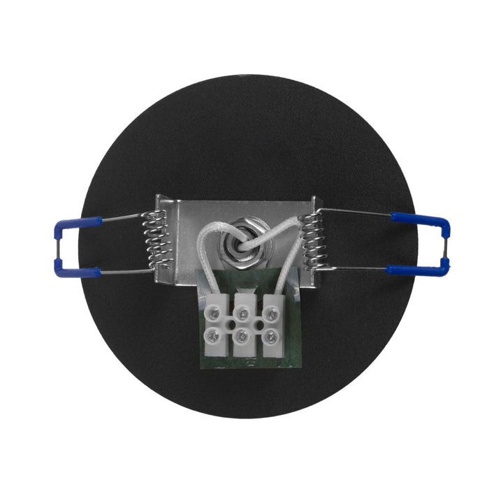 Maclean svietidlo/rúrka na zapustenie, bodové, kruhové, hliníkové, GU10, 55x130mm, farba čierna, MCE364 B 3ks+ LED žiarovka GU10 7W Maclean Energy MCE437 NW neutrálna biela 4000K, 220-240V~, 50/60Hz, 3ks