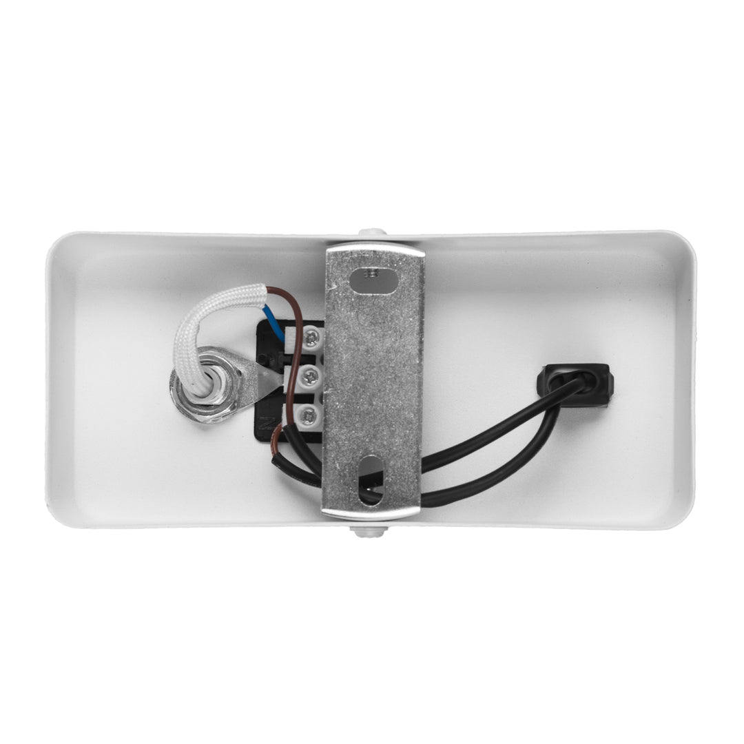 Nástenné svietidlo Maclean, bodové, okrúhle, GU10, s vypínačom 55x90mm, biele, MCE369 W 2ks+ LED žiarovka GU10 7W Maclean Energy MCE437 WW teplá biela 3000K, 220-240V~, 50/60Hz, 2ks