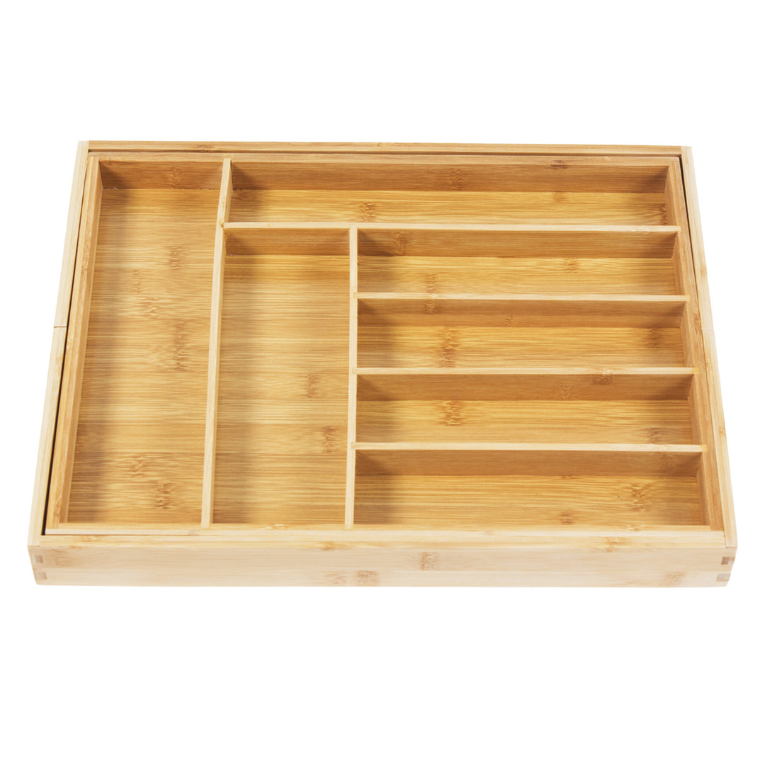 Výsuvný bambusový organizér na príbory GreenBlue, 325-500x430x45mm, GB379, 2 kusy