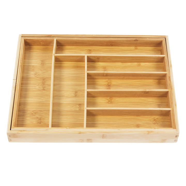 Výsuvný bambusový organizér na príbory GreenBlue, 325-500x430x45mm, GB379, 2 kusy