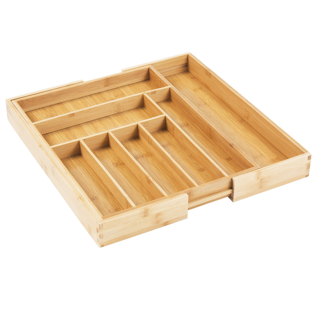 Výsuvný bambusový organizér na príbory GreenBlue, 325-500x430x45mm, GB379, 2 kusy