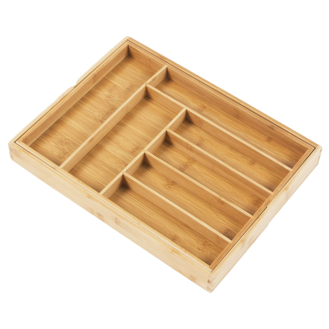 Výsuvný bambusový organizér na príbory GreenBlue, 325-500x430x45mm, GB379, 2 kusy