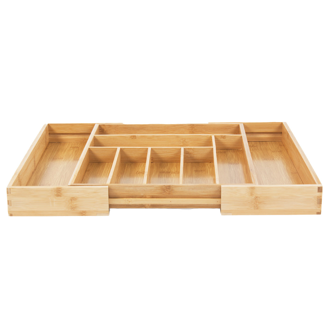 Výsuvný bambusový organizér na príbory GreenBlue, 325-500x430x45mm, GB379, 2 kusy