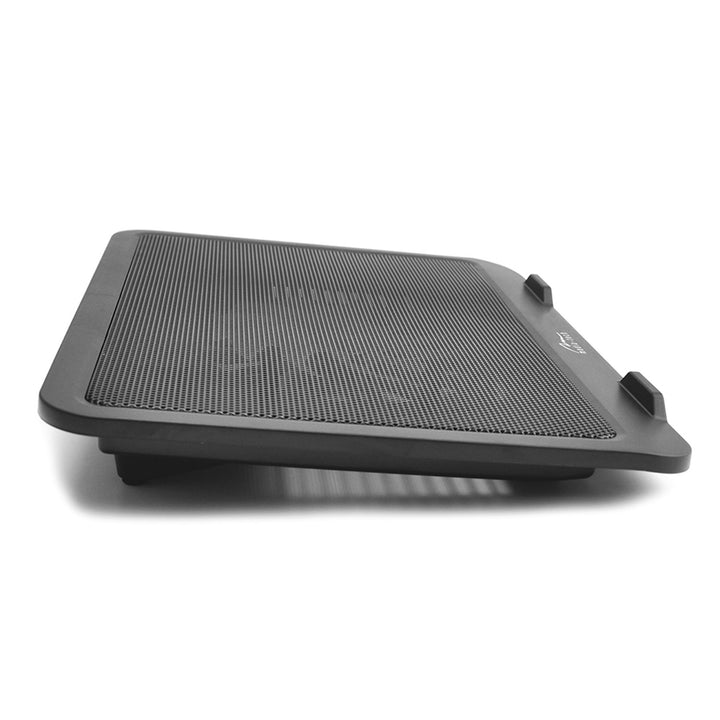 TICHÁ CHLADIACA PODLOŽKA - Chladiaca podložka pre notebooky s uhlopriečkou 15,6" a menšou, tiché, výkonné, 13,5 cm ventilátory, priechodný port USB