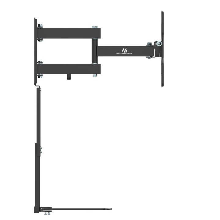 Držiak na TV s policou na DVD Maclean, vesa 200x200 , 23"-43", 25kg, MC-771A +HDMI 2.0 4K 3D UHD 1,8m KÁBEL 48 bit