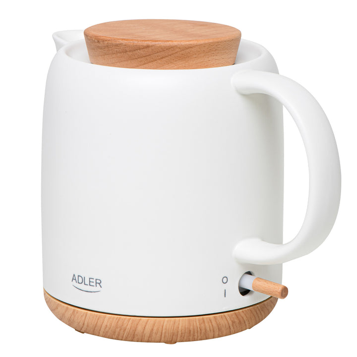 Keramická rýchlovarná kanvica 1,0 l, 1200 W, ecru, Adler AD 1304