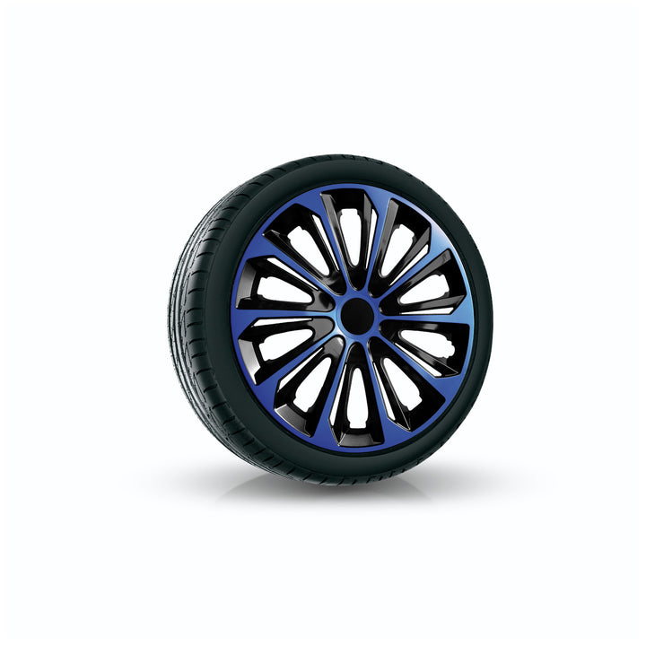Univerzálny kryt náboja 16'' NRM Strong Duo modrý/čierny 1 kus