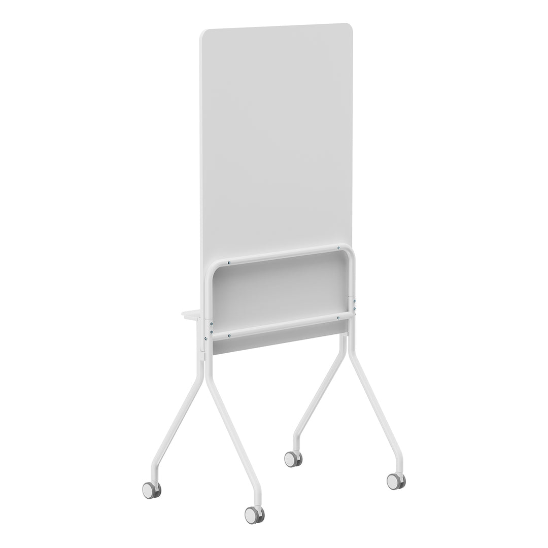Ergo Office mobilná tabuľa na suché mazanie, vertikálna orientácia, biela, jednostranná, s policou, rozmery tabule 1190x790 mm, ER-305