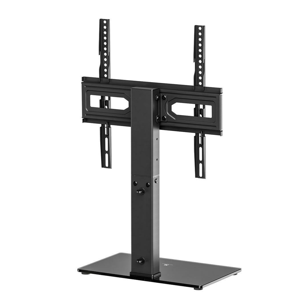 Univerzálny TV stojan Maclean, pre RTV skrinku, stojan, max. 40 kg, max. VESA 400x400, nastavenie výšky a uhla, pre TV 32-65", MC-1240