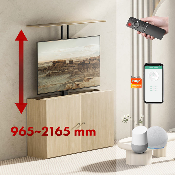 Elektrický stropný a podlahový úchyt, výsuvný Maclean, 43''-88'', VESA 600x400, max. 60 kg, 100-240 V AC, 50/60 Hz