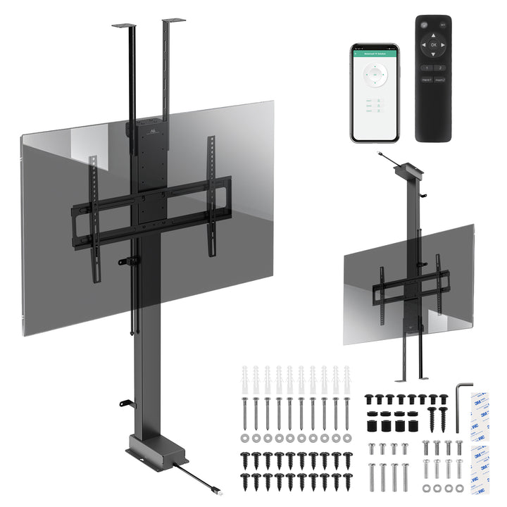 Elektrický stropný a podlahový úchyt, výsuvný Maclean, 43''-88'', VESA 600x400, max. 60 kg, 100-240 V AC, 50/60 Hz