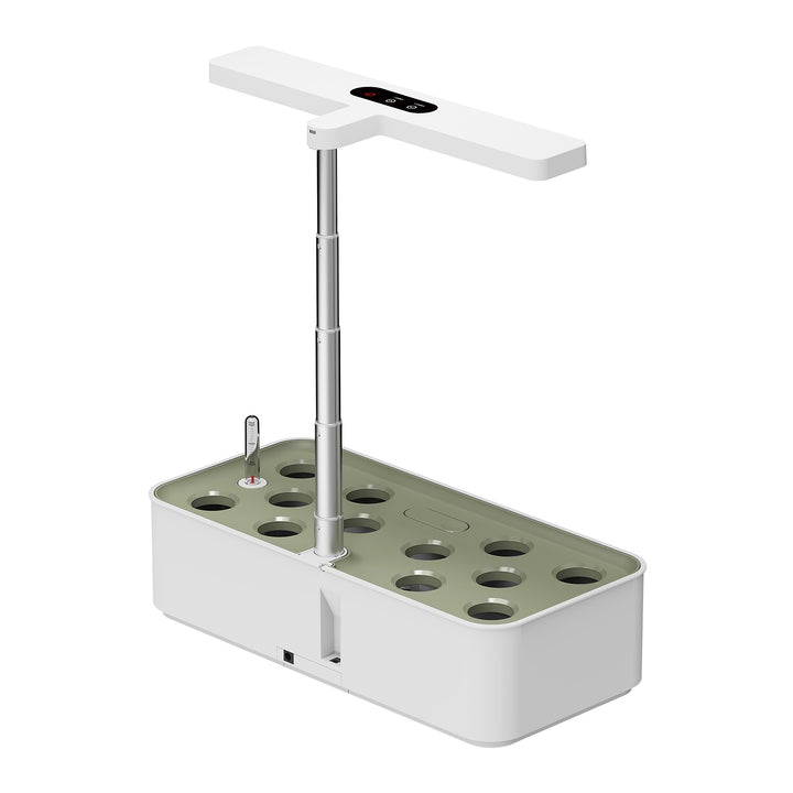 Inteligentný systém pestovania izbových rastlín GreenBlue, SMART hrniec, objem 4 l, pre 12 rastlín, LED diódy s plným spektrom, GB133