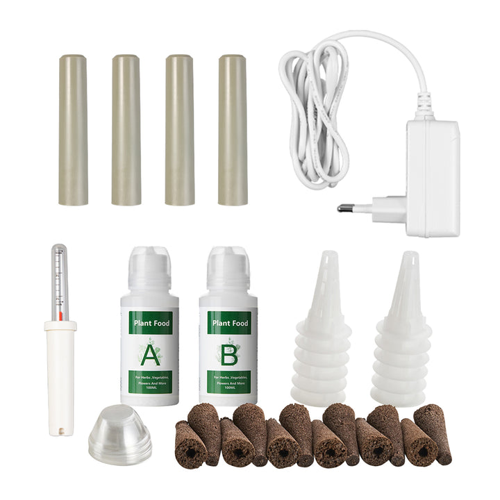 Inteligentný systém pestovania izbových rastlín GreenBlue, SMART hrniec, objem 4 l, pre 12 rastlín, LED diódy s plným spektrom, GB133
