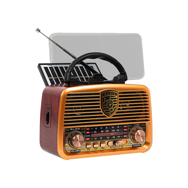AM/FM BT BLOW RA10 solárne prenosné rádio s vynikajúcou kvalitou zvuku