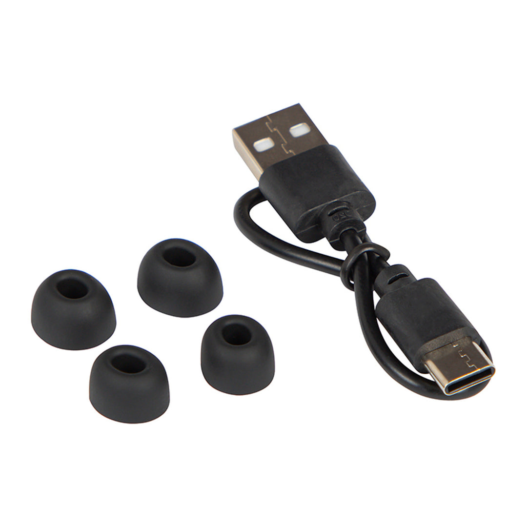 Bezdrôtové slúchadlá BLOW, Bluetooth 5.3, LED displej, systém ENC, PRO ENC BLACK