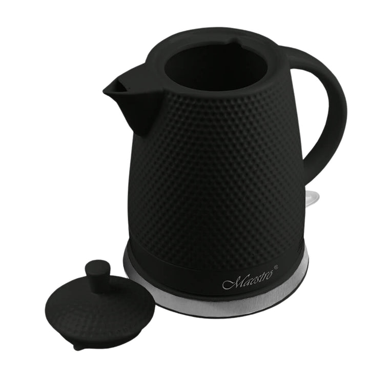 Keramická kanvica Maestro, objem 1,5 l, 1500 W, čierna, MR069
