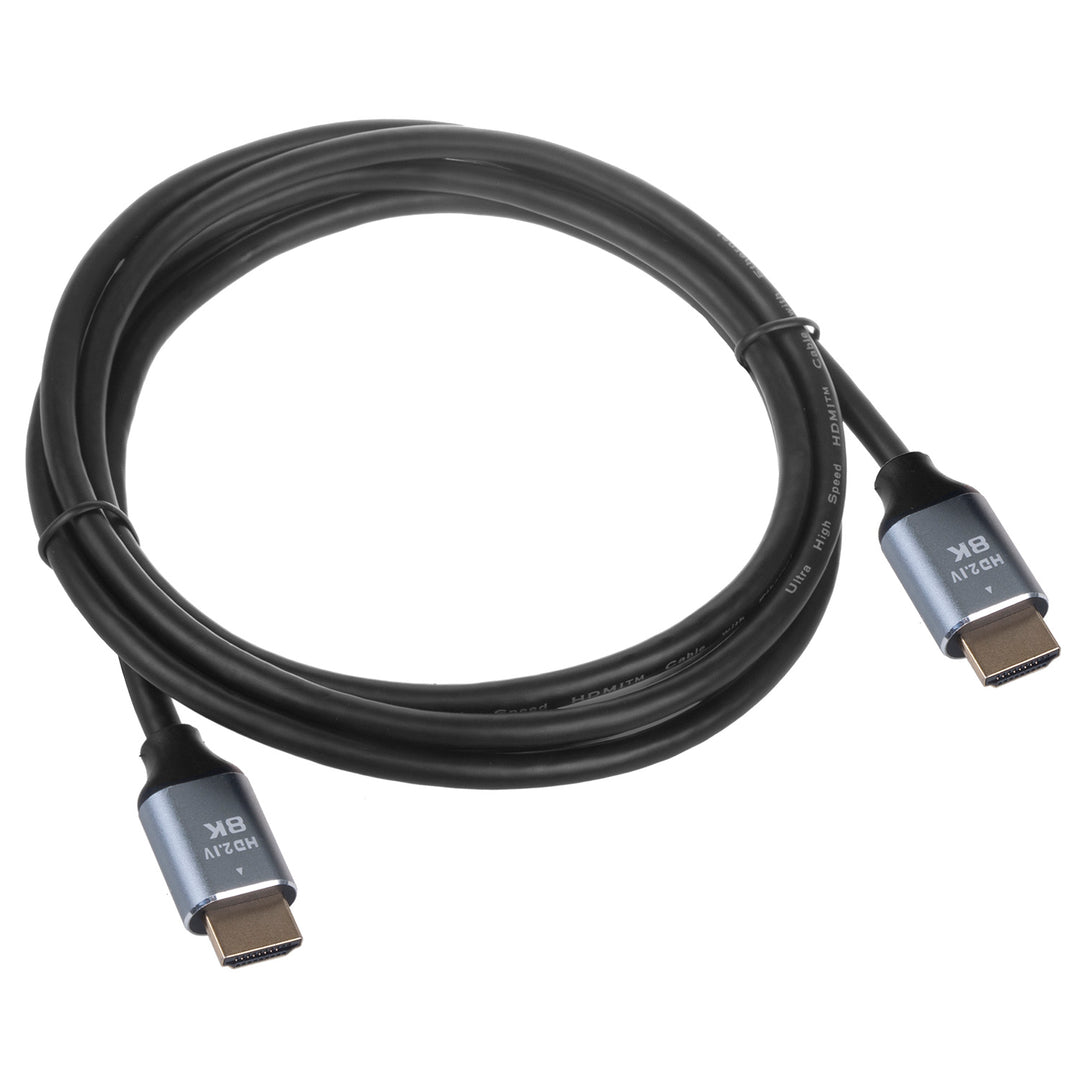 Elektrický stropný držiak na TV Maclean, max. VESA 600x400, pre šikmé steny, diaľkové ovládanie, 32"-70", 35 kg, MC-880 + kábel Maclean HDMI 2.1a, 3 m, 8K HDR, MCTV-442
