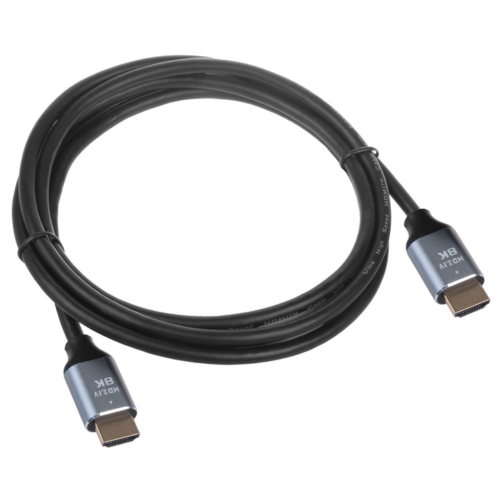 Elektrický stropný držiak na TV Maclean, max. VESA 600x400, pre šikmé steny, diaľkové ovládanie, 32"-70", 35 kg, MC-880 + kábel Maclean HDMI 2.1a, 3 m, 8K HDR, MCTV-442