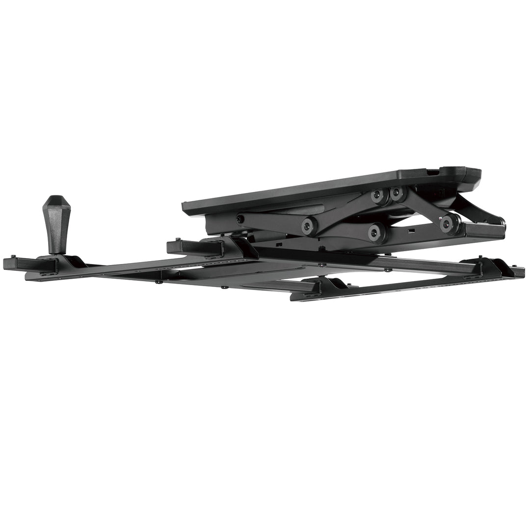 Elektrický stropný držiak na TV Maclean, max. VESA 600x400, pre šikmé steny, diaľkové ovládanie, 32"-70", 35 kg, MC-880 + kábel Maclean HDMI 2.1a, 3 m, 8K HDR, MCTV-442