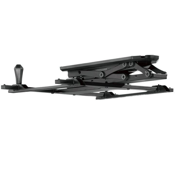 Elektrický stropný držiak na TV Maclean, max. VESA 600x400, pre šikmé steny, diaľkové ovládanie, 32"-70", 35 kg, MC-880 + kábel Maclean HDMI 2.1a, 3 m, 8K HDR, MCTV-442