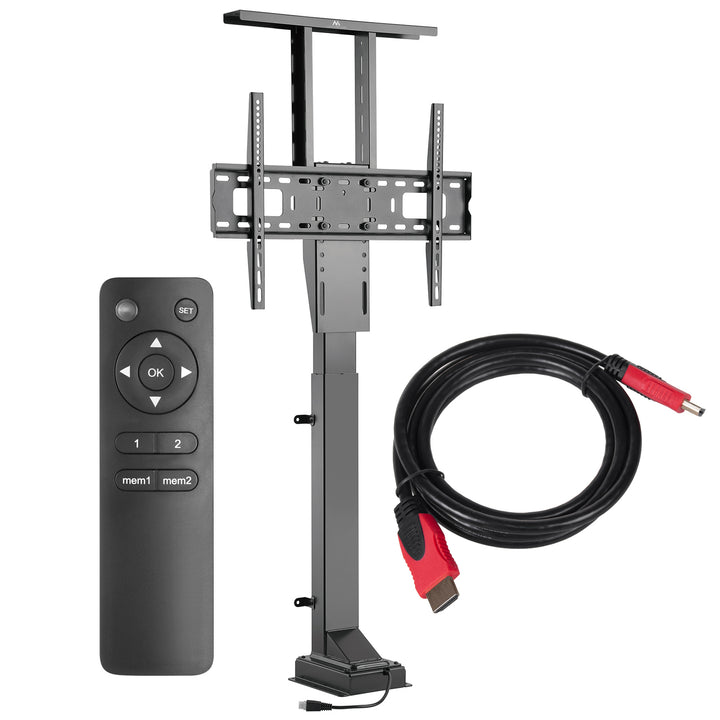 Elektrický predlžovací držiak Maclean, 37''-65'', VESA 600x400, max. 50 kg, MC-866 + HDMI 2.0 4K 3D UHD 1,8 m KÁBEL 48 bit