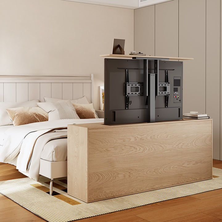 Elektrický výsuvný držiak pre Maclean, TUYA, 37''-80'', VESA 600x400, max. 60 kg, MC-866T + HDMI 2.0 4K 3D UHD 1,8 m KÁBEL 48 bit
