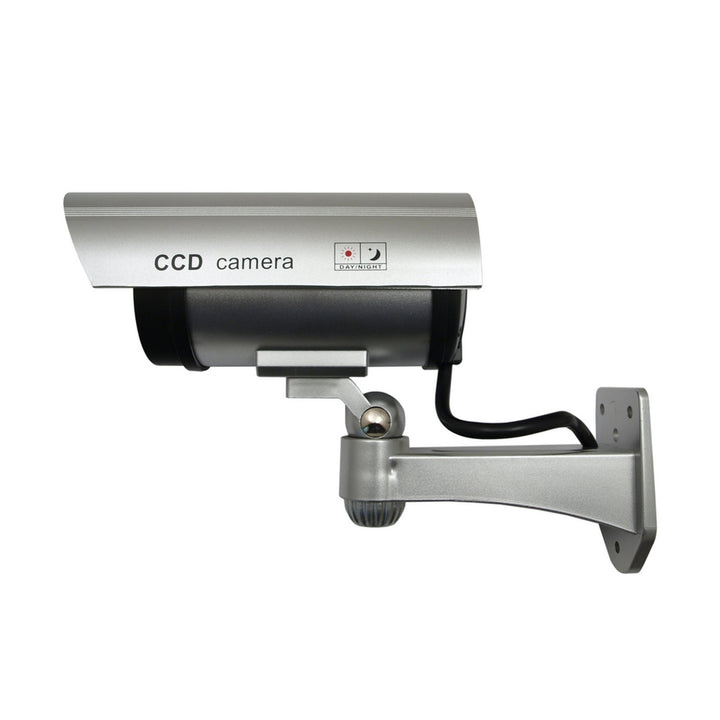 Atrapa kamery s blikajúcou LED IR1100 S IR outdoor, strieborná, 4 kusy
