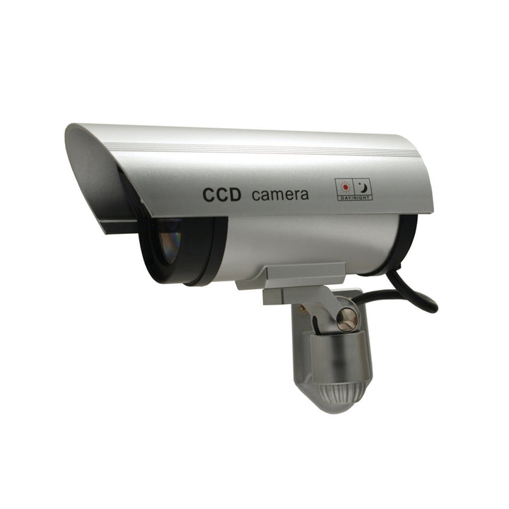 Atrapa kamery s blikajúcou LED IR1100 S IR outdoor, strieborná, 4 kusy