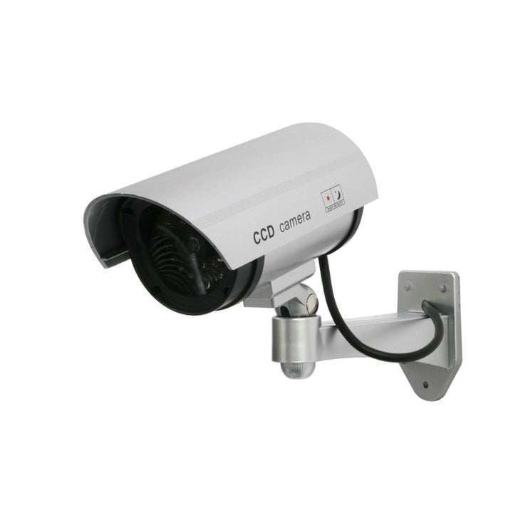 Atrapa kamery s blikajúcou LED IR1100 S IR outdoor, strieborná, 4 kusy