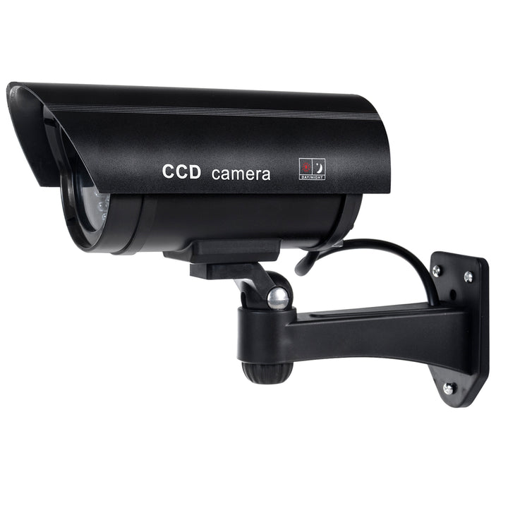 Atrapa kamery s blikajúcou LED IR1100 B IR outdoor, čierna, 2 kusy